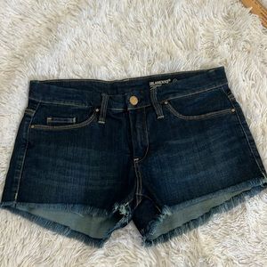BlankNYC cut off denim shorts, low rise